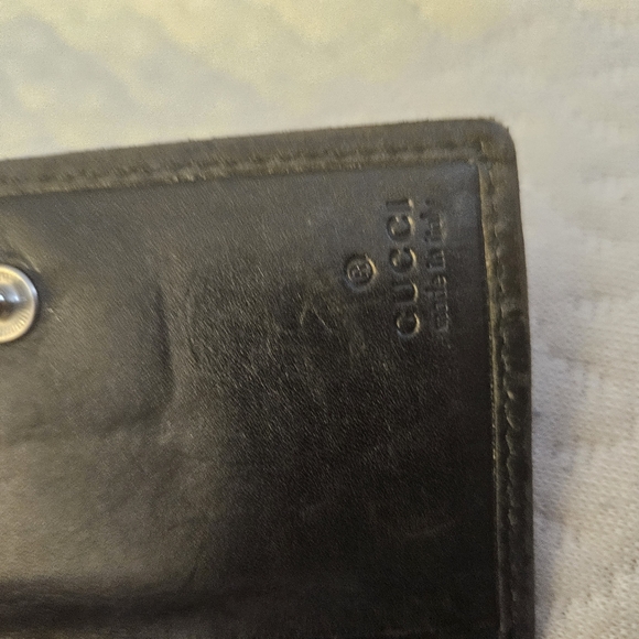 Vintage Gucci Black and Gray Key Holder Leather And Canvas - Picture 6 of 14